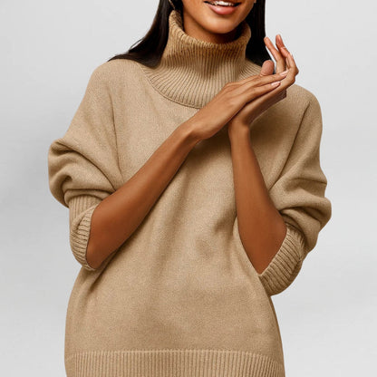 Stefanie™ | Knitted turtleneck sweater