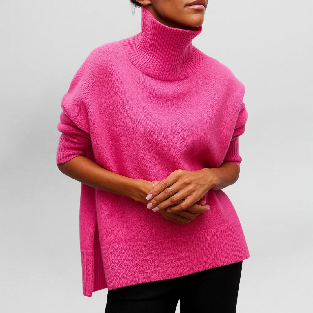 Stefanie™ | Knitted turtleneck sweater