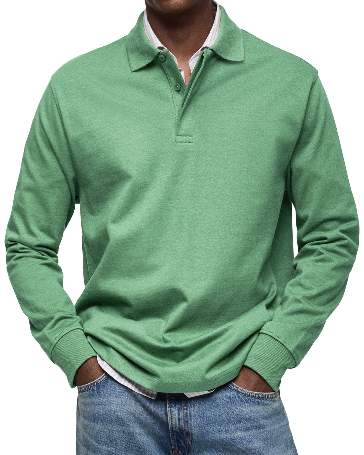 MARCONELLI | LUXURY LONG-SLEEVED POLO