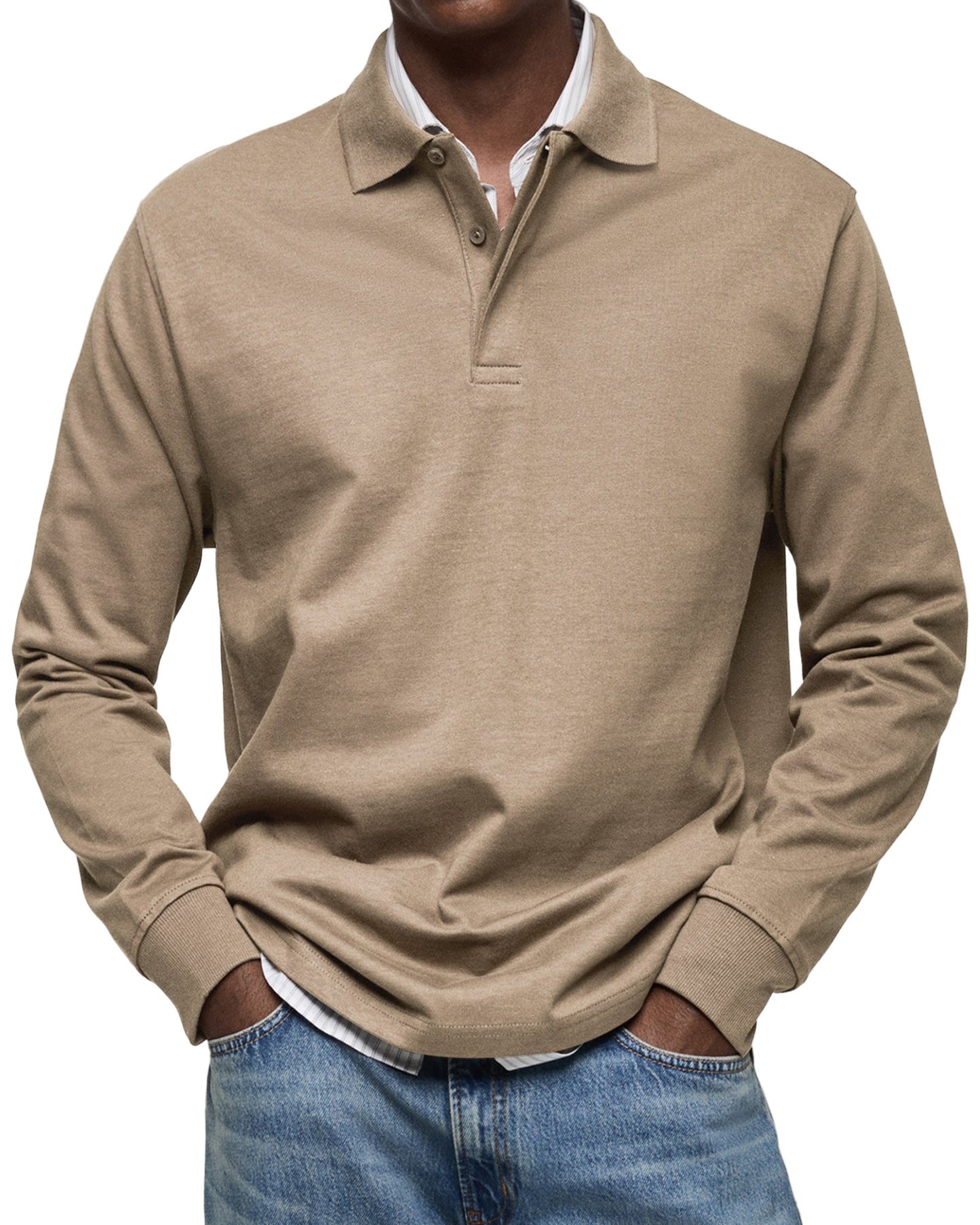 MARCONELLI | LUXURY LONG-SLEEVED POLO