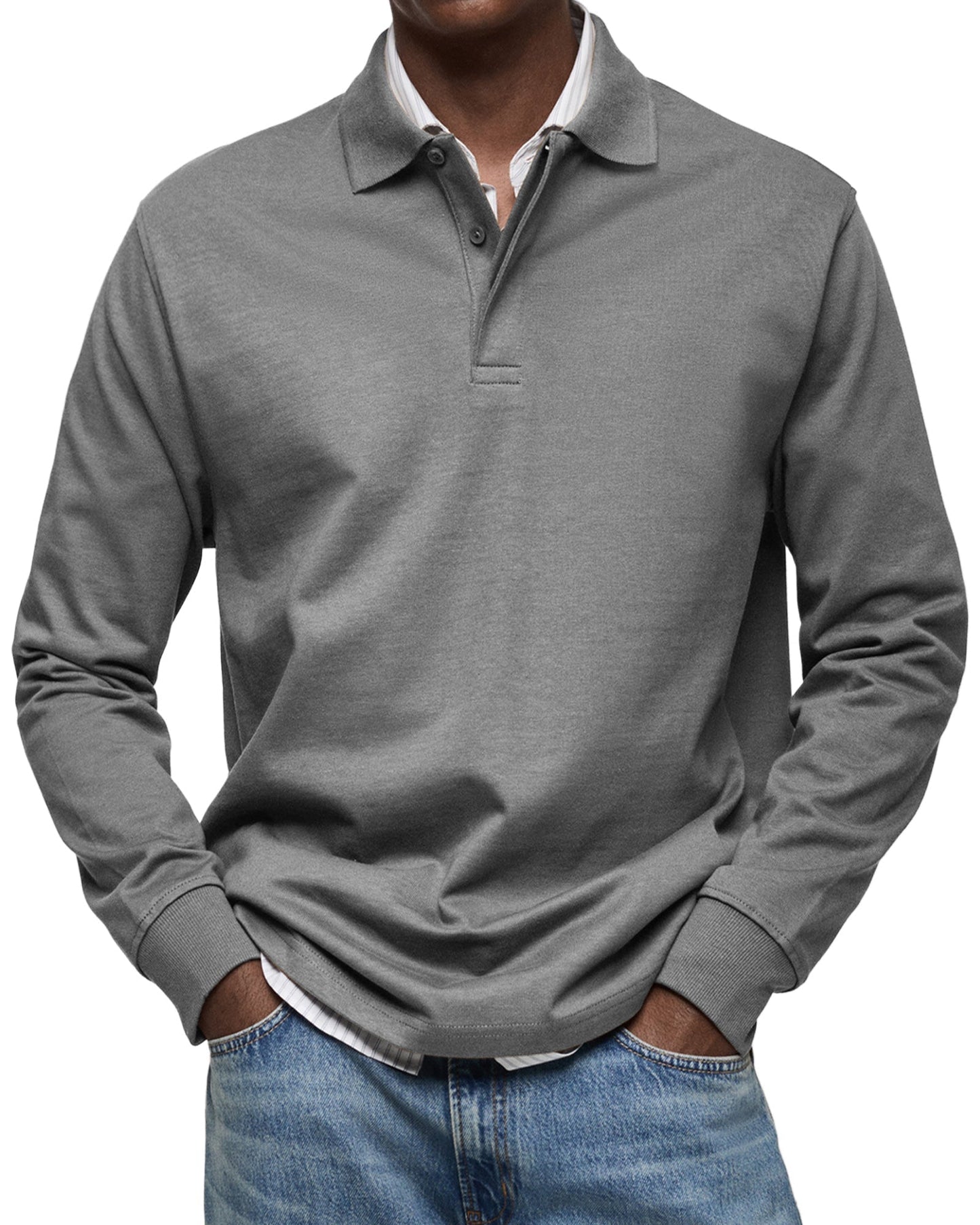 MARCONELLI | LUXURY LONG-SLEEVED POLO