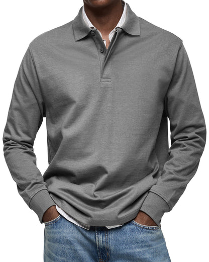 MARCONELLI | LUXURY LONG-SLEEVED POLO