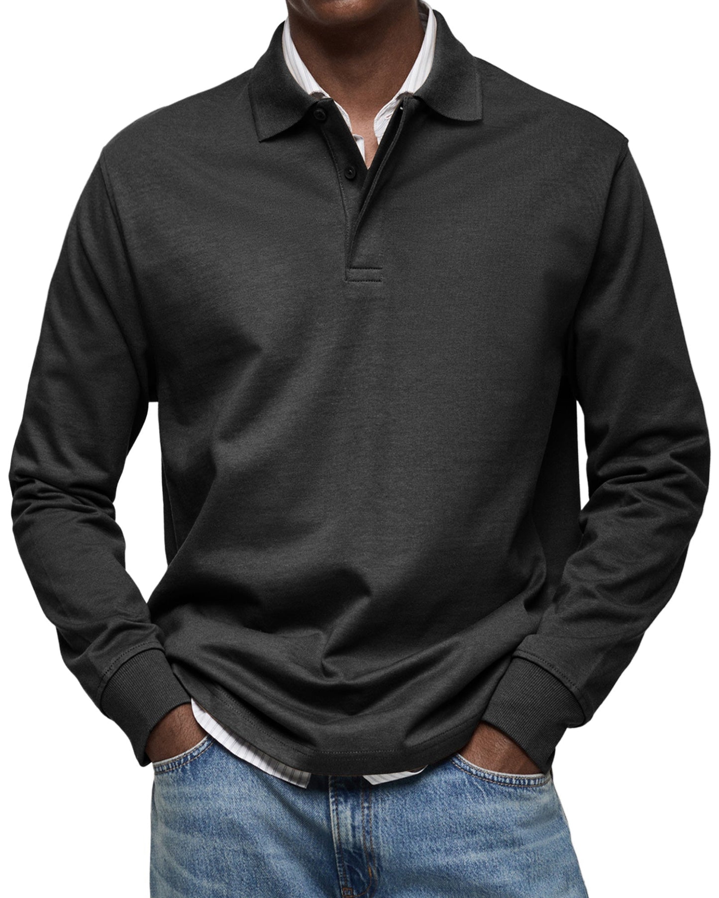 MARCONELLI | LUXURY LONG-SLEEVED POLO