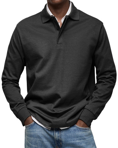 MARCONELLI | LUXURY LONG-SLEEVED POLO