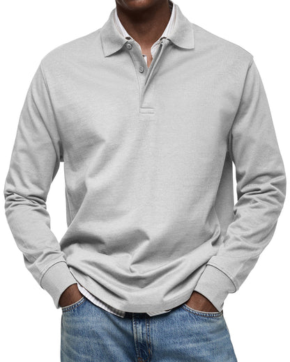 MARCONELLI | LUXURY LONG-SLEEVED POLO