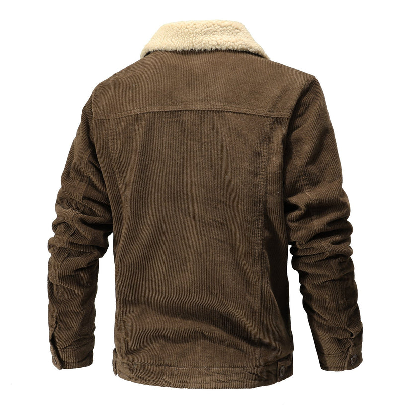 Casual fleece lined jacket