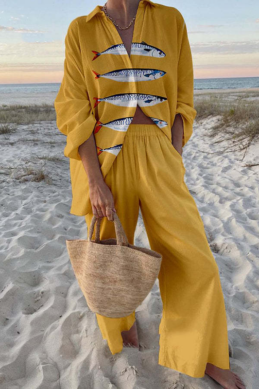 Nina™ | Yellow Sardines Outfit