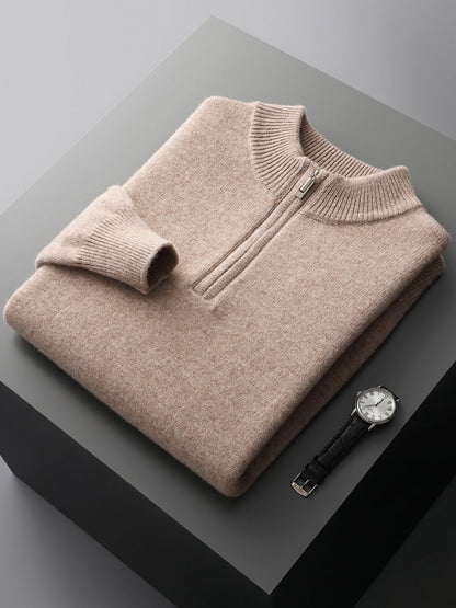 Michael™ Cashmere Half-Zip Sweater