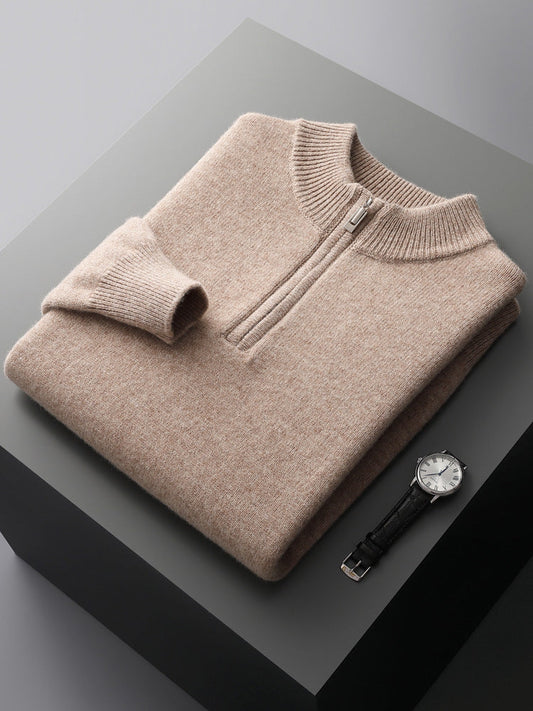 Michael™ Cashmere Half-Zip Sweater