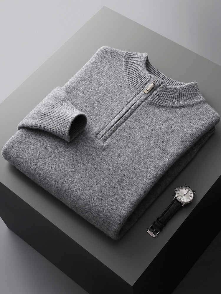 Michael™ Cashmere Half-Zip Sweater