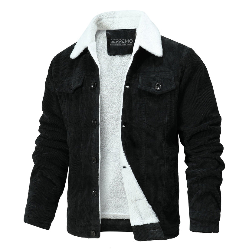 Casual fleece lined jacket