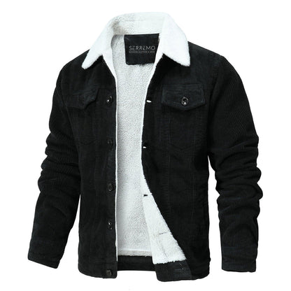 Casual fleece lined jacket