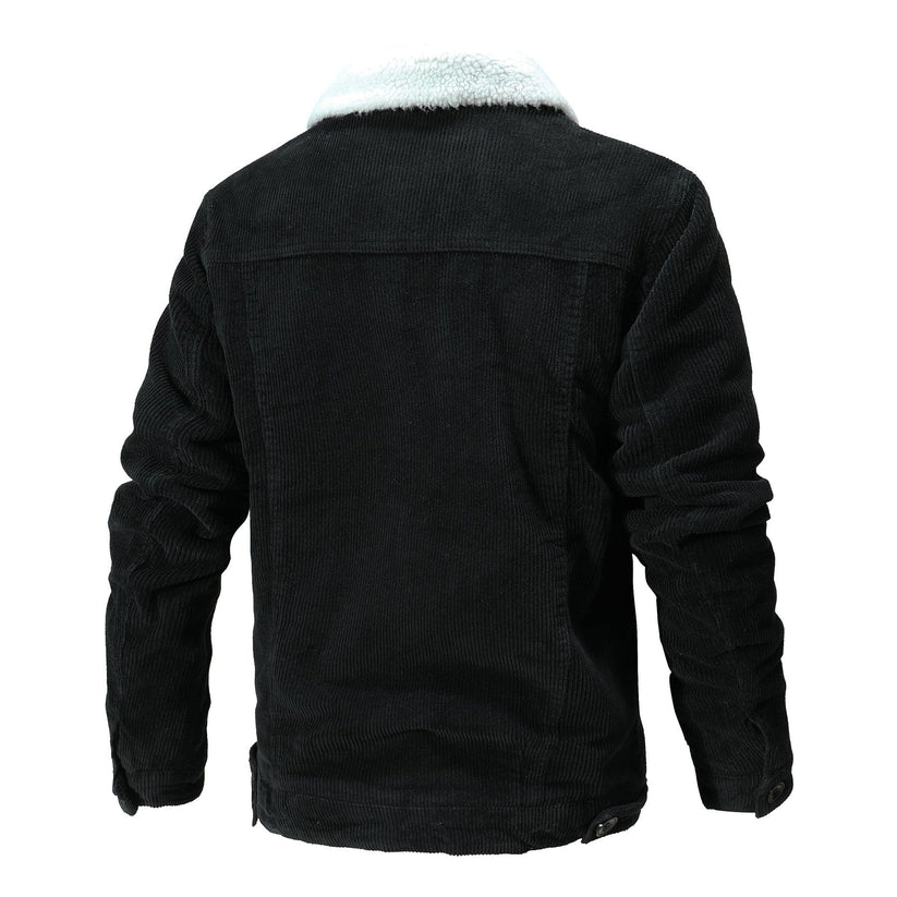 Casual fleece lined jacket