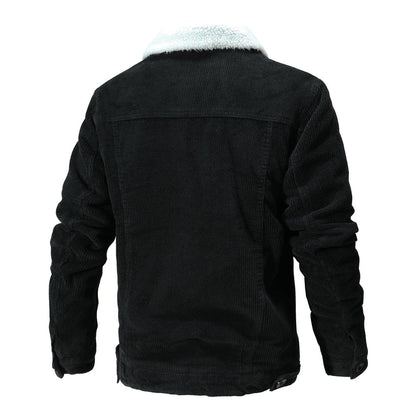 Casual fleece lined jacket