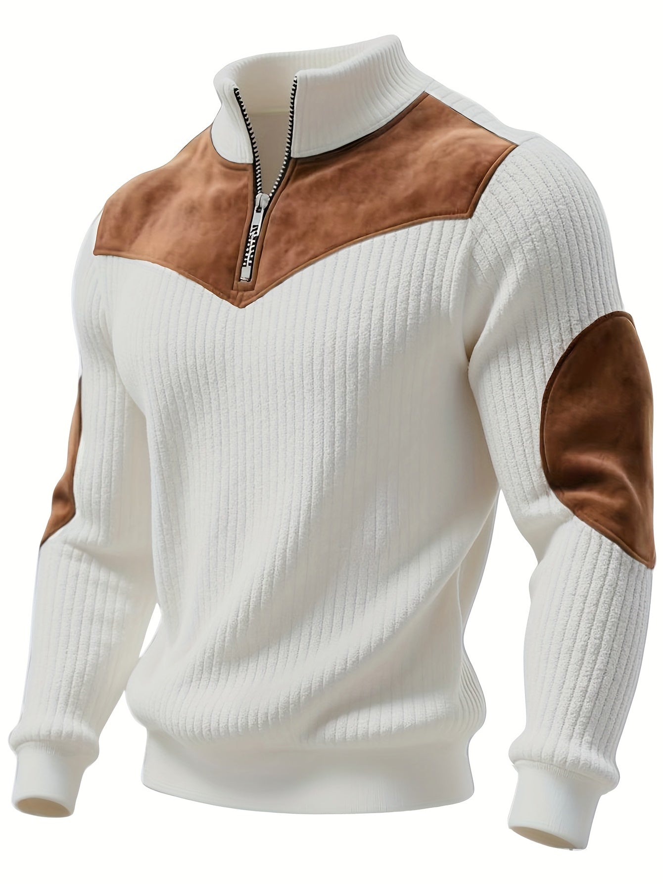 Kortez – Casual Knitted Half-Zip Sweater