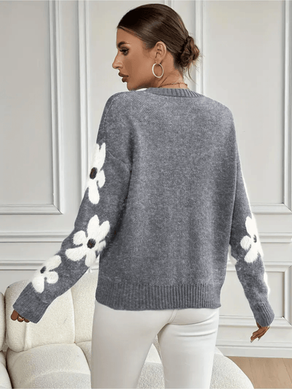 Flora | Elegant and Comfortable Sweater with Floral Print
