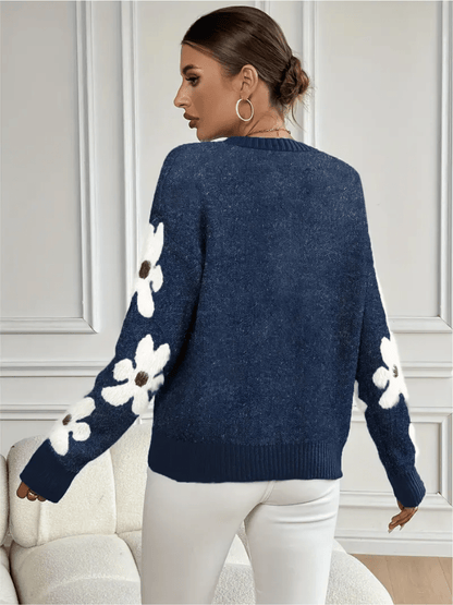Flora | Elegant and Comfortable Sweater with Floral Print