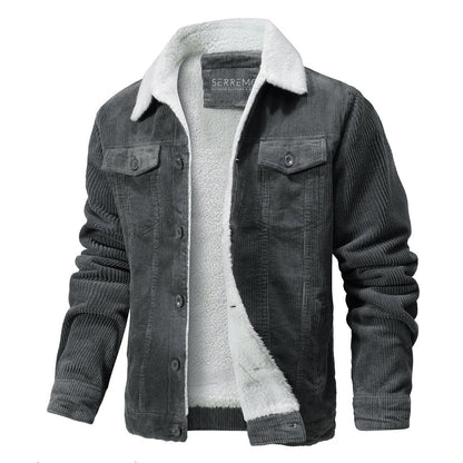 Casual fleece lined jacket