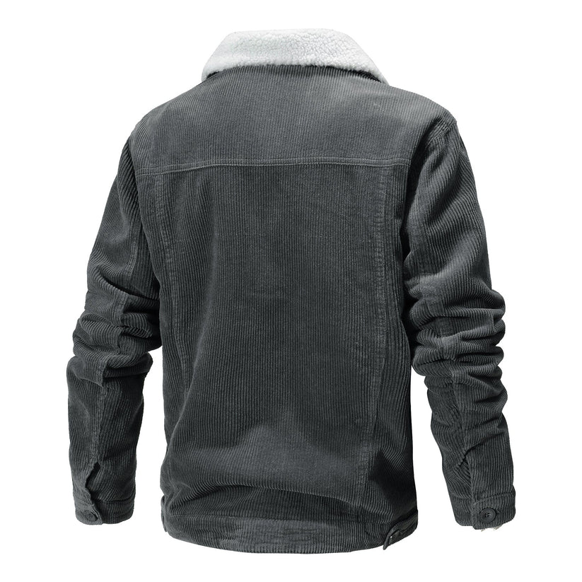 Casual fleece lined jacket