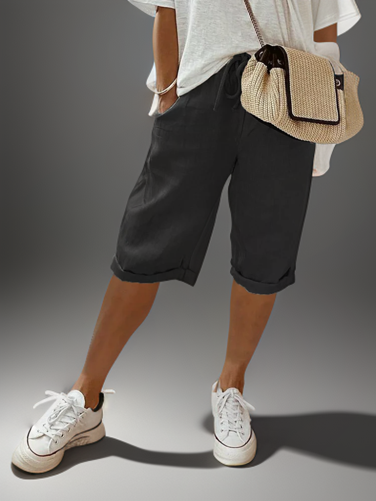 Beatrice | Trousers with drawstring and side pockets