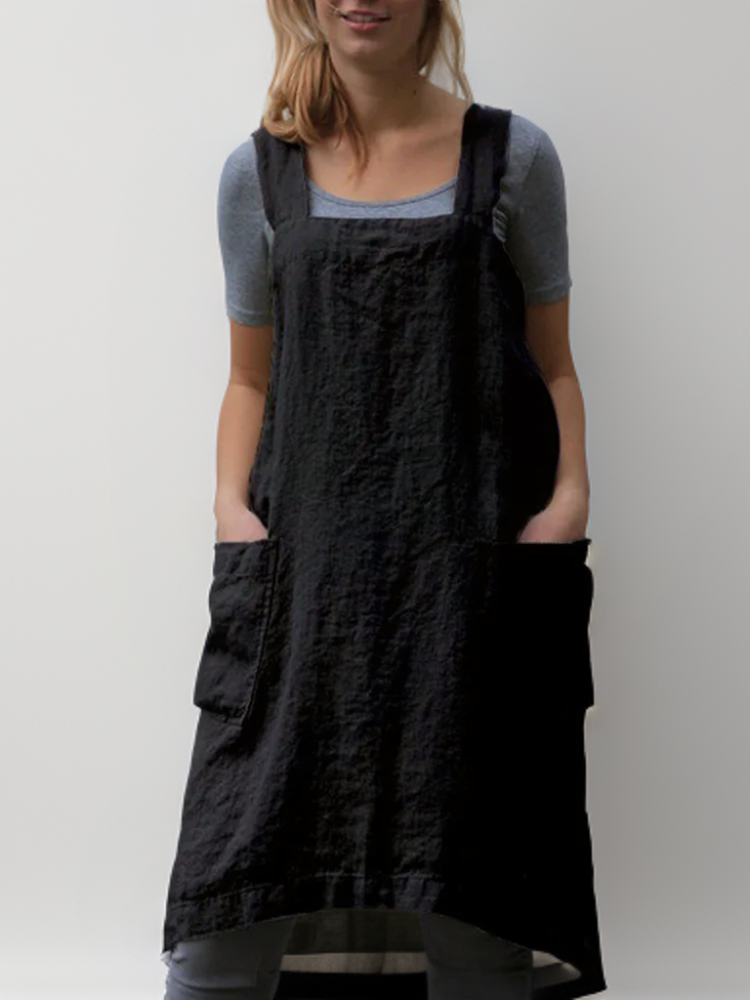 Andi | Single apron with crossed back straps