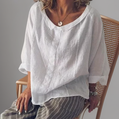 Kadia | Loose-fitting blouse with long sleeves