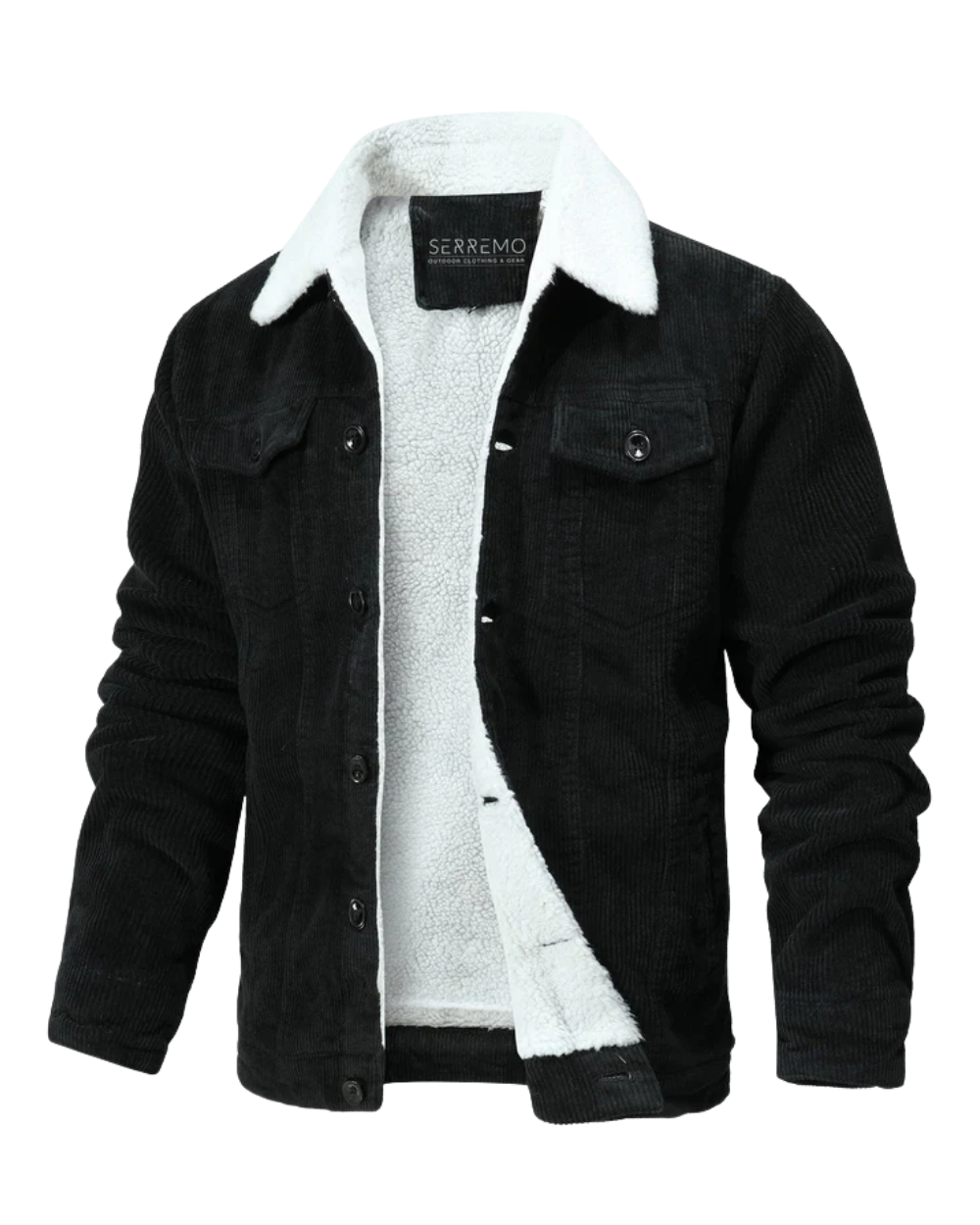 Casual fleece lined jacket