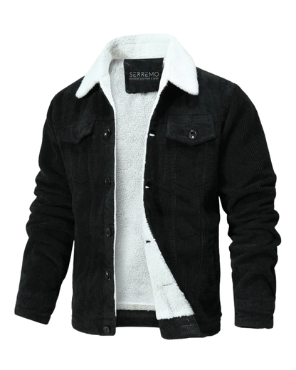 Casual fleece lined jacket